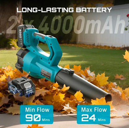 SEESII 40V Leaf Blower Cordless with 2 x 5200mAh battery