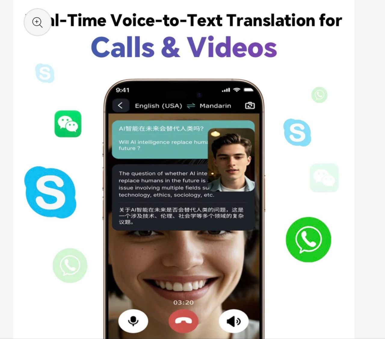 AI Real-Time Translator Earbuds – Instant Voice Translation in 100+ Languages